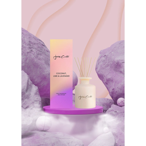 COCONUT, LIME & LAVENDER TRIPLE SCENTED REED DIFFUSER