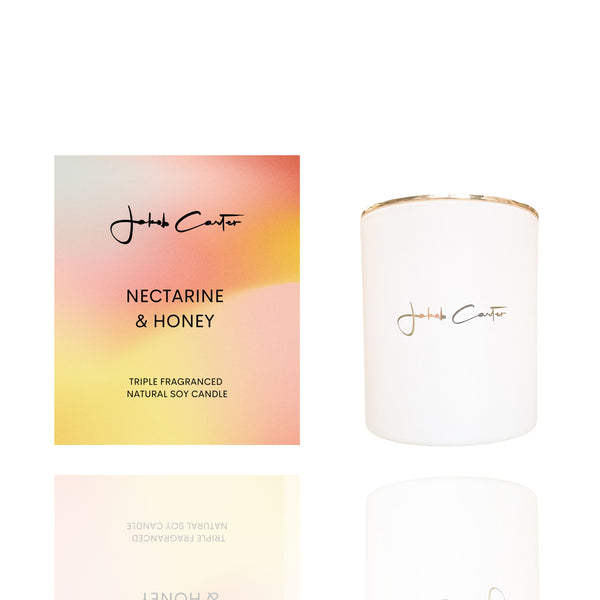 NECTARINE & HONEY TRIPLE SCENTED SOY CANDLE
