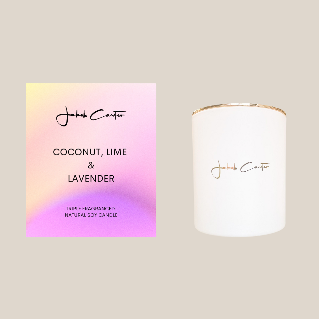 COCONUT LIME & LAVENDER SOY CANDLE