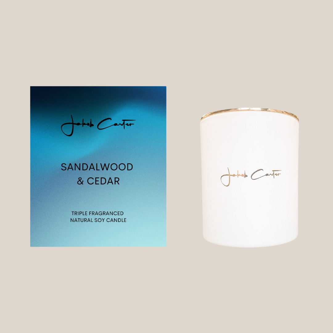 SANDALWOOD & CEDAR SOY CANDLE