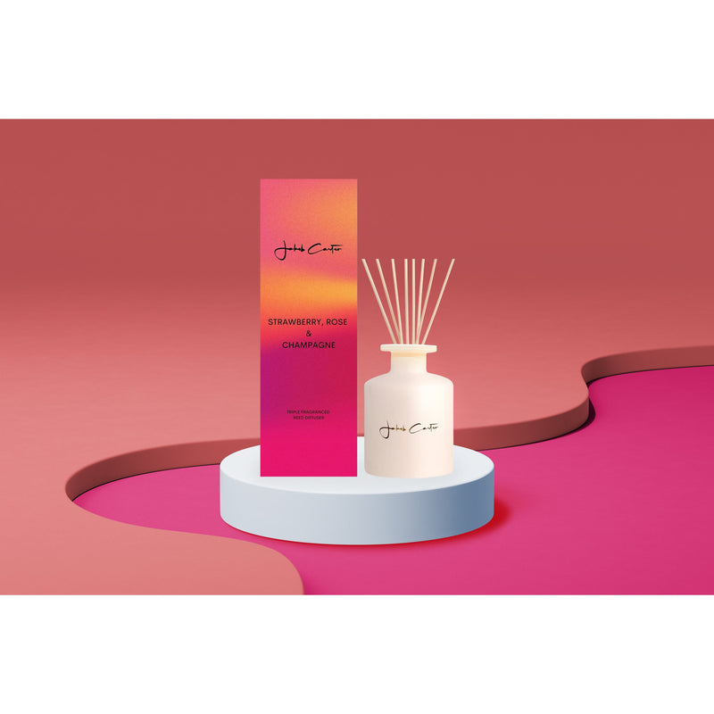 STRAWBERRY, ROSE & CHAMPAGNE TRIPLE SCENTED REED DIFFUSER